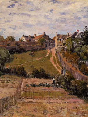 The Rising Path by Alfred Sisley Oil Painting