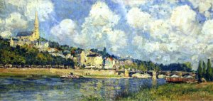 The River at Saint Cloud by Alfred Sisley Oil Painting