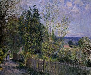 The Road in the Woods by Alfred Sisley Oil Painting