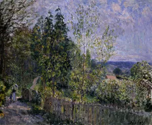 The Road in the Woods painting by Alfred Sisley