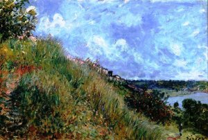 The Seine Near By II by Alfred Sisley Oil Painting