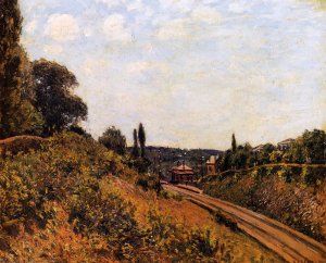 The Station at Sevres by Alfred Sisley Oil Painting