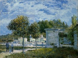 The Watering Place at Marly by Alfred Sisley Oil Painting