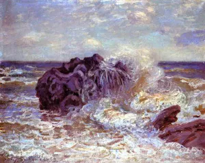The Wave, Lady's Cove, Langland Bay by Alfred Sisley Oil Painting