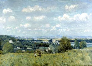 Valley of the Seine at Saint-Cloud by Alfred Sisley Oil Painting