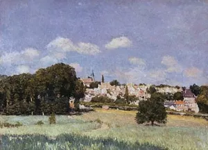 View of Saint-Cloud, Sunshine by Alfred Sisley Oil Painting