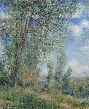 Windy Afternoon in May by Alfred Sisley - Oil Painting Reproduction