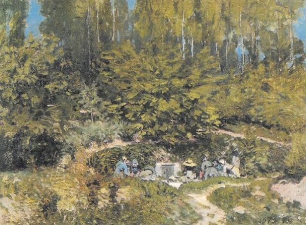 Women Laudering by Alfred Sisley - Hand-Painted Oil Painting Reproduction