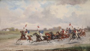 Ungarische Bauernhochzeit by Alfred Steinacker Oil Painting