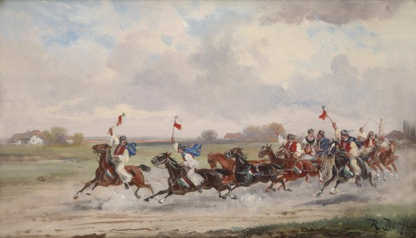 Ungarische Bauernhochzeit by Alfred Steinacker - Hand-Painted Oil Painting Reproduction