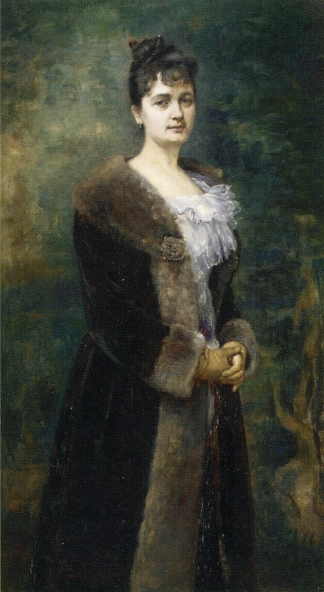 Main Product Photo of A Portrait of M. L. Bion Painting by Alfred Stevens