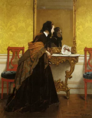 Le Bouquet Oil painting by Alfred Stevens