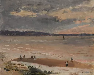 Marine - Le Havre by Alfred Stevens Oil Painting