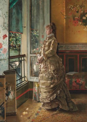 Melancolie by Alfred Stevens Oil Painting
