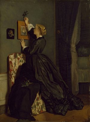 Palm Sunday by Alfred Stevens Oil Painting