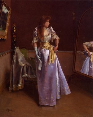 Ready for the Ball Oil painting by Alfred Stevens