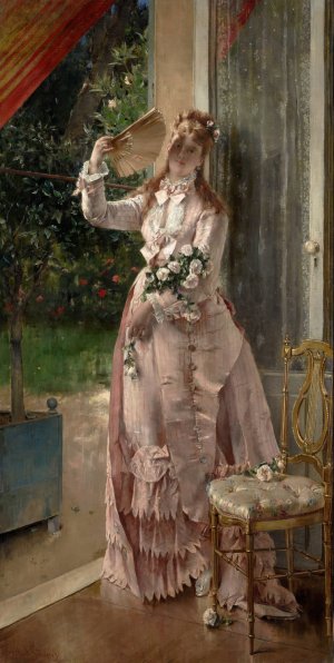 Summer by Alfred Stevens Oil Painting