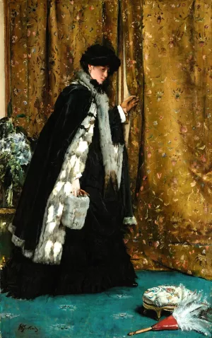 The Morning Visit by Alfred Stevens Oil Painting