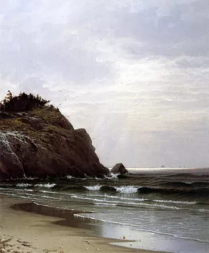 A Cloudy Day Oil painting by Alfred Thompson Bricher