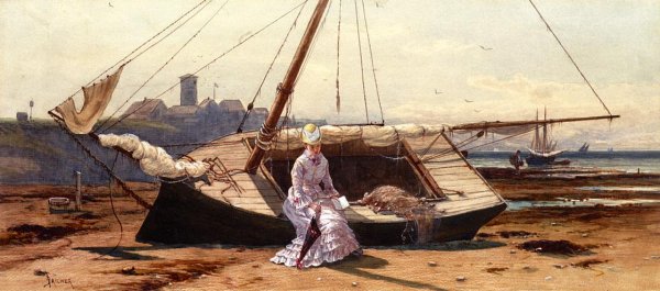 Main Product Photo of A Pensive Moment Painting by Alfred Thompson Bricher