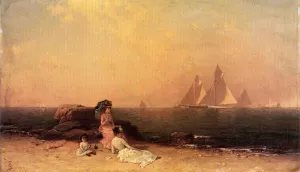 Afternoon at the Shore Oil painting by Alfred Thompson Bricher