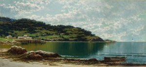Along the Maine Coast by Alfred Thompson Bricher Oil Painting