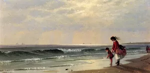 At the Shore by Alfred Thompson Bricher Oil Painting