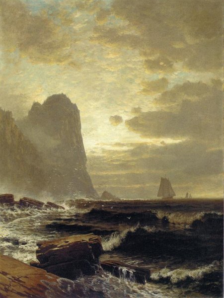 Main Product Photo of At the South Head, Grand Manan Painting by Alfred Thompson Bricher