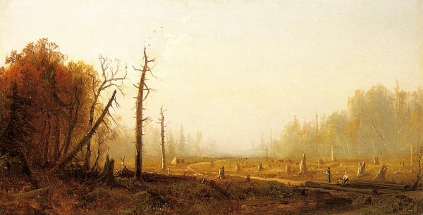 Main Product Photo of Autumn Landscape Painting by Alfred Thompson Bricher