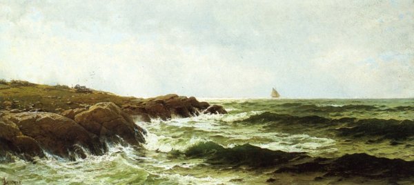 Main Product Photo of Bakers Island Painting by Alfred Thompson Bricher