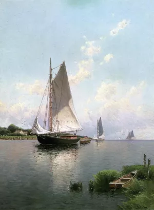 Blue Point, Long Island Oil painting by Alfred Thompson Bricher