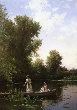 Boating in the Afternoon by Alfred Thompson Bricher Oil Painting