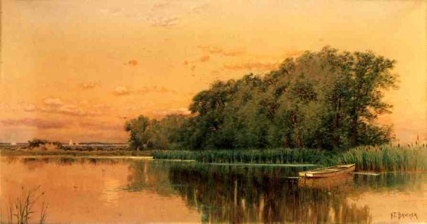 Main Product Photo of Borders of the North Sea, Southampton, Long Island Painting by Alfred Thompson Bricher