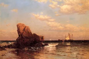 By the Shore by Alfred Thompson Bricher Oil Painting
