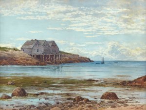 Coastal View by Alfred Thompson Bricher Oil Painting