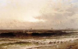 Distant Beacon by Alfred Thompson Bricher Oil Painting