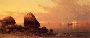 Evening at Scituate - Low Tide by Alfred Thompson Bricher Oil Painting