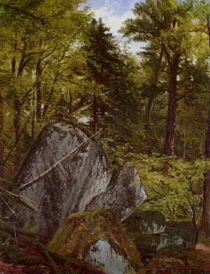 Forest Interior painting by Alfred Thompson Bricher