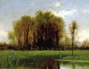 Landscape with Water by Alfred Thompson Bricher Oil Painting