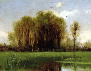 Landscape with Water by Alfred Thompson Bricher Oil Painting