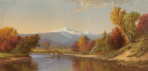 Late Autumn in the White Mountains by Alfred Thompson Bricher Oil Painting