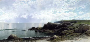 Low Tide at Swallow Tail Cove by Alfred Thompson Bricher Oil Painting