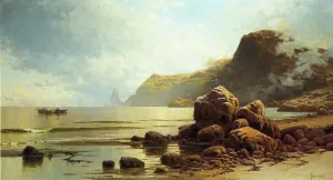 Low Tide, Southhead, Grand Manan Island Oil painting by Alfred Thompson Bricher