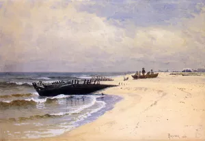 Low Tide by Alfred Thompson Bricher Oil Painting