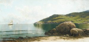 Marine Landscape by Alfred Thompson Bricher Oil Painting