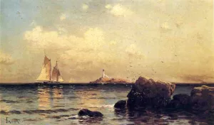 Mule Island, Isle of Shoals by Alfred Thompson Bricher Oil Painting