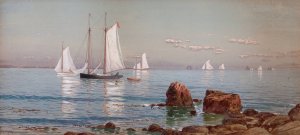 Narragansett Bay by Alfred Thompson Bricher Oil Painting