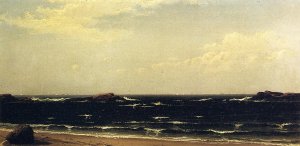 On the Beach - High Noon by Alfred Thompson Bricher Oil Painting