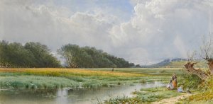 On the Meadows of Old Newburyport by Alfred Thompson Bricher Oil Painting