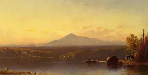 On Walkin Pond, New Hampshire by Alfred Thompson Bricher - Oil Painting Reproduction